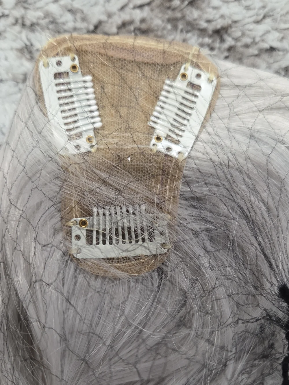 Gray Hairpiece